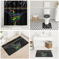 Racing Pride Bathroom Set Racing Rainbow Cyberpunk Style