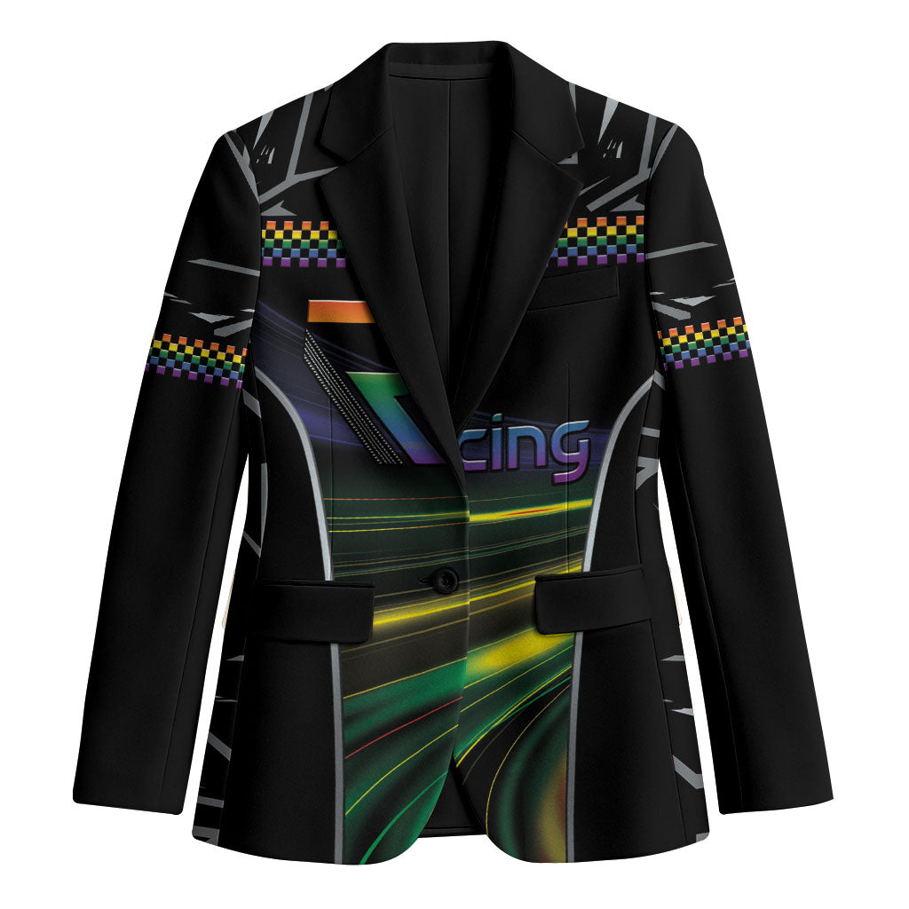 Custom Racing Pride Blazer Racing Rainbow Cyberpunk Style