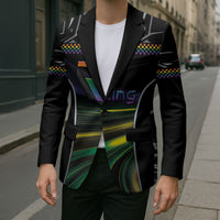 Custom Racing Pride Blazer Racing Rainbow Cyberpunk Style