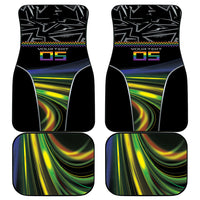 Custom Racing Pride Car Mats Racing Rainbow Cyberpunk Style