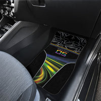 Custom Racing Pride Car Mats Racing Rainbow Cyberpunk Style