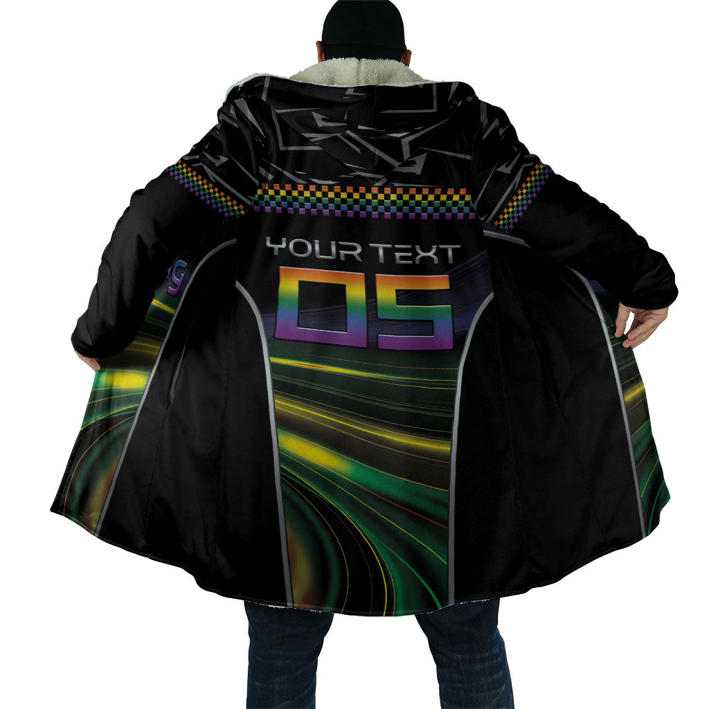 Custom Racing Pride Cloak Racing Rainbow Cyberpunk Style