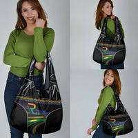 Racing Pride Grocery Bag Racing Rainbow Cyberpunk Style