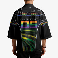 Custom Racing Pride Kimono Racing Rainbow Cyberpunk Style