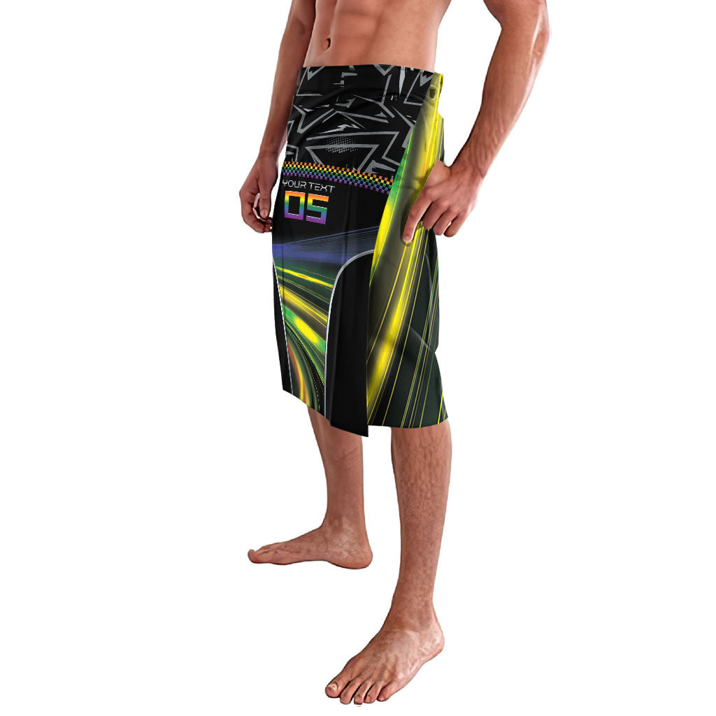 Custom Racing Pride Lavalava Racing Rainbow Cyberpunk Style