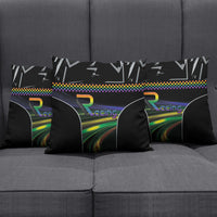 Racing Pride Pillow Cover Racing Rainbow Cyberpunk Style