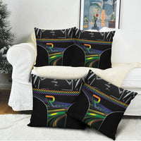 Racing Pride Pillow Cover Racing Rainbow Cyberpunk Style
