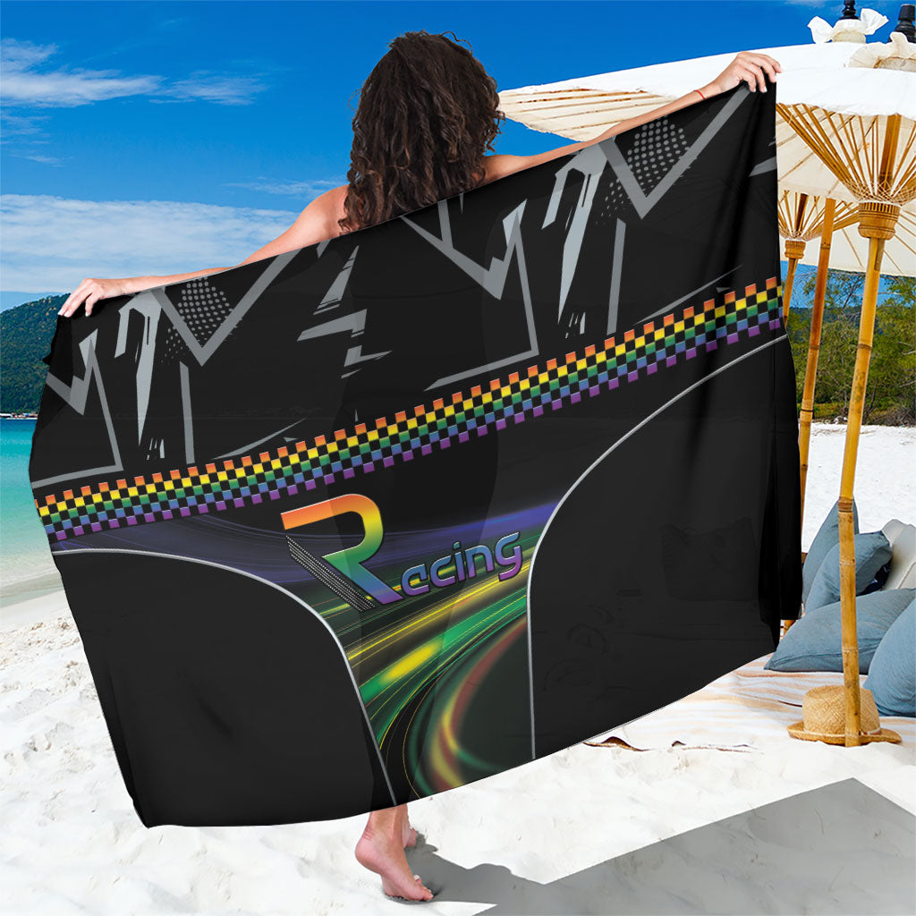 Racing Pride Sarong Racing Rainbow Cyberpunk Style