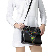 Racing Pride Shoulder Handbag Racing Rainbow Cyberpunk Style