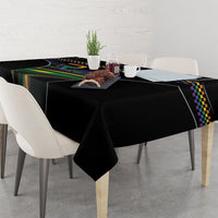 Racing Pride Tablecloth Racing Rainbow Cyberpunk Style