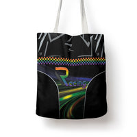 Racing Pride Tote Bag Racing Rainbow Cyberpunk Style