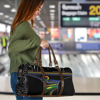 Racing Pride Travel Bag Racing Rainbow Cyberpunk Style