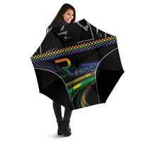 Racing Pride Umbrella Racing Rainbow Cyberpunk Style
