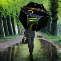 Racing Pride Umbrella Racing Rainbow Cyberpunk Style