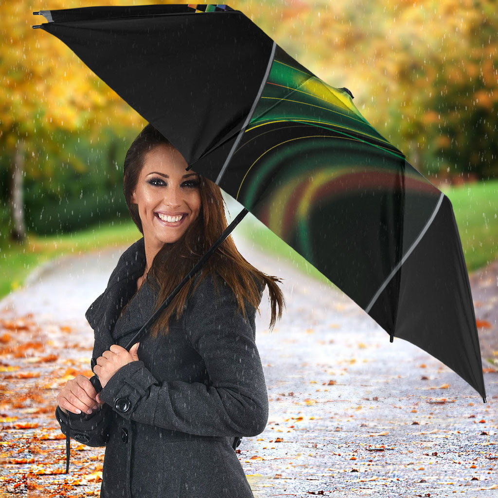 Racing Pride Umbrella Racing Rainbow Cyberpunk Style