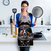 Cowboy Pride Month Sounds Gay Im in Apron Y2K Tribal Chrome With Rainbow Scarf Cow