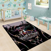 Cowboy Pride Month Sounds Gay Im in Area Rug Y2K Tribal Chrome With Rainbow Scarf Cow