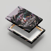 Cowboy Pride Month Sounds Gay Im in Canvas Wall Art Y2K Tribal Chrome With Rainbow Scarf Cow