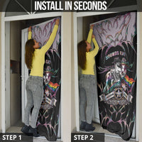 Cowboy Pride Month Sounds Gay Im in Door Cover Y2K Tribal Chrome With Rainbow Scarf Cow