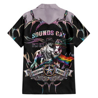 Cowboy Pride Month Sounds Gay Im in Hawaiian Shirt Y2K Tribal Chrome With Rainbow Scarf Cow