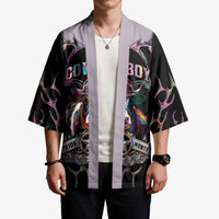 Cowboy Pride Month Sounds Gay Im in Kimono Y2K Tribal Chrome With Rainbow Scarf Cow