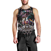 Cowboy Pride Month Sounds Gay Im in Men Tank Top Y2K Tribal Chrome With Rainbow Scarf Cow