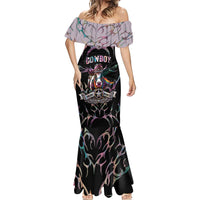 Cowboy Pride Month Sounds Gay Im in Mermaid Dress Y2K Tribal Chrome With Rainbow Scarf Cow