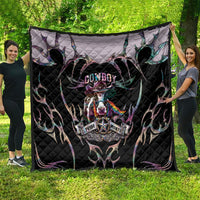 Cowboy Pride Month Sounds Gay Im in Quilt Y2K Tribal Chrome With Rainbow Scarf Cow