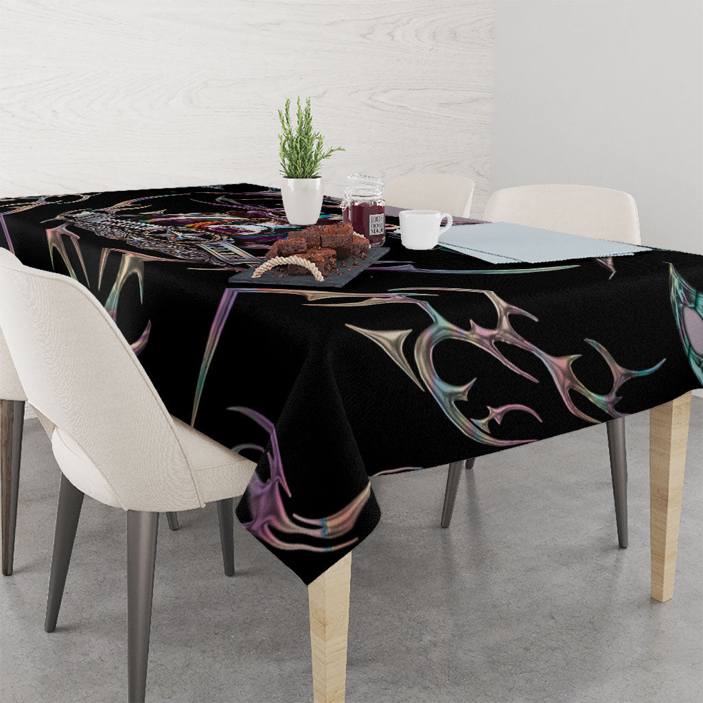 Cowboy Pride Month Sounds Gay Im in Tablecloth Y2K Tribal Chrome With Rainbow Scarf Cow