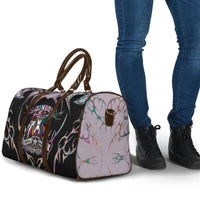 Cowboy Pride Month Sounds Gay Im in Travel Bag Y2K Tribal Chrome With Rainbow Scarf Cow