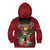 Personalized Antigua and Barbuda Kid Hoodie Tropical Flowers Stag Deer - Wonder Print Shop