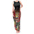 Personalized Antigua and Barbuda Tank Maxi Dress Tropical Flowers Stag Deer - Wonder Print Shop