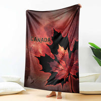 Canada Maple Leaf Blanket Red Galaxy Style - Wonder Print Shop