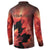 Personalized Canada Maple Leaf Button Sweatshirt Red Galaxy Style - Wonder Print Shop