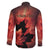 Personalized Canada Maple Leaf Family Matching Puletasi and Hawaiian Shirt Red Galaxy Style - Wonder Print Shop