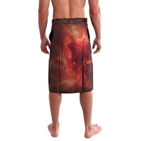Personalized Canada Maple Leaf Lavalava Red Galaxy Style - Wonder Print Shop