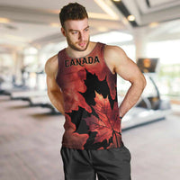Personalized Canada Maple Leaf Men Tank Top Red Galaxy Style - Wonder Print Shop