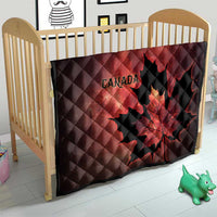 Canada Maple Leaf Quilt Red Galaxy Style - Wonder Print Shop