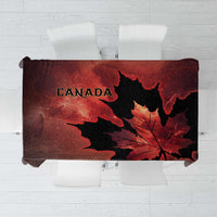 Canada Maple Leaf Tablecloth Red Galaxy Style - Wonder Print Shop