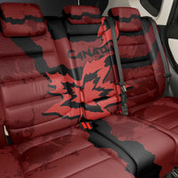 Canada Maple Leaf Back Car Seat Cover Unique Style Red Version - Wonder Print Shop