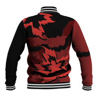 Canada Maple Leaf Baseball Jacket Unique Style Red Version - Wonder Print Shop