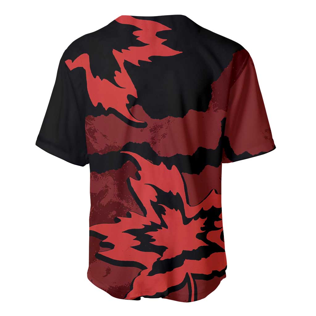 Canada Maple Leaf Baseball Jersey Unique Style Red Version - Wonder Print Shop