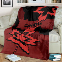 Canada Maple Leaf Blanket Unique Style Red Version - Wonder Print Shop