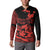 Canada Maple Leaf Button Sweatshirt Unique Style Red Version - Wonder Print Shop