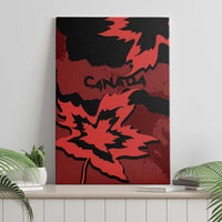 Canada Maple Leaf Canvas Wall Art Unique Style Red Version - Wonder Print Shop
