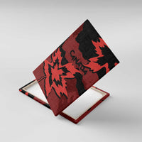 Canada Maple Leaf Canvas Wall Art Unique Style Red Version - Wonder Print Shop