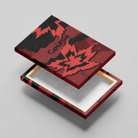 Canada Maple Leaf Canvas Wall Art Unique Style Red Version - Wonder Print Shop