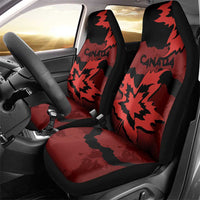 Canada Maple Leaf Car Seat Cover Unique Style Red Version - Wonder Print Shop