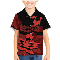 Canada Maple Leaf Family Matching Mermaid Dress and Hawaiian Shirt Unique Style Red Version - Wonder Print Shop