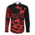 Canada Maple Leaf Family Matching Off The Shoulder Long Sleeve Dress and Hawaiian Shirt Unique Style Red Version - Wonder Print Shop